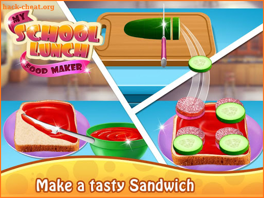School Lunchbox - Food Chef Cooking Game screenshot