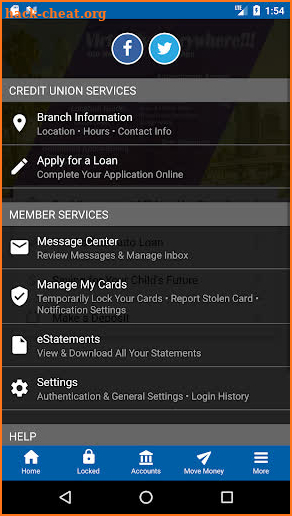 Schools Federal Credit Union screenshot