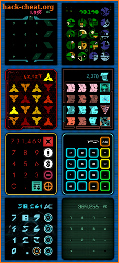 Sci-Fi Calculator Widget screenshot