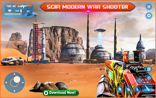Sci-Fi Cover Fire – 3D Offline Shooting Games screenshot