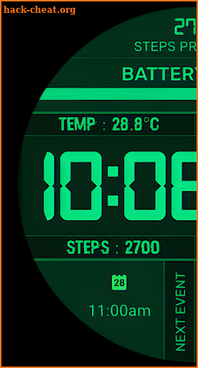 Sci-Fi Digital Pro Watch Face screenshot