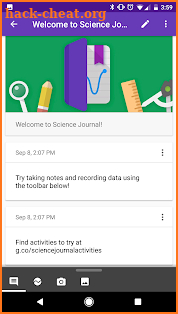 Science Journal screenshot