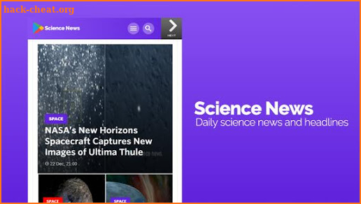 Science News screenshot