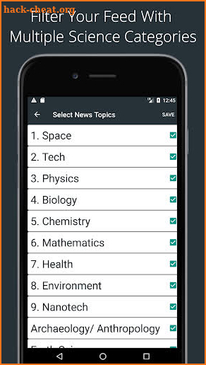 Science News Daily: Science Articles and News App  screenshot