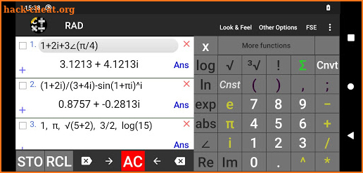 Scientific Calculator | Complex Number Calculator screenshot