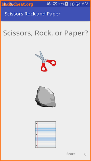 Scissors, Rock, and Paper screenshot