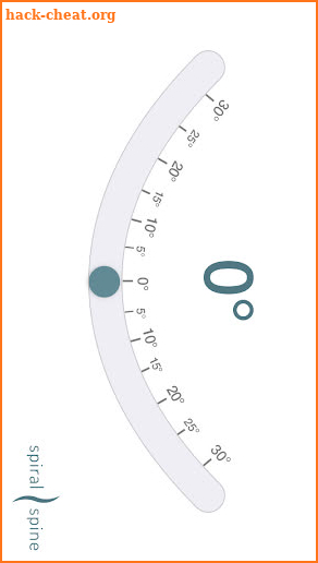 Scoliometer by Spiral Spine screenshot