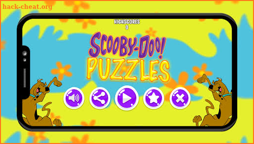 Scooby puzzle doo cartoon game screenshot