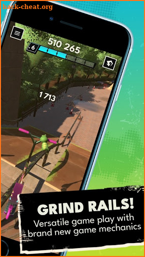Scooter Touchgrind 3D Extreme: Hints, Scooter screenshot