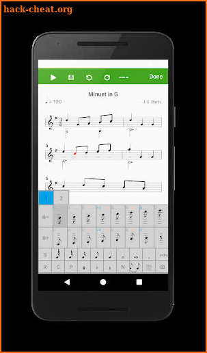 Score Creator: write music, compose sheet music. screenshot
