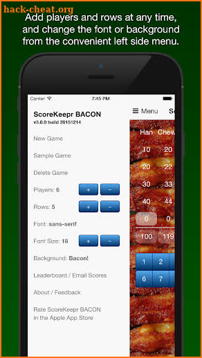 Score Keeper BACON screenshot