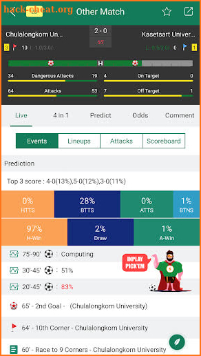 Score Radar: Soccer predictions, live scores screenshot