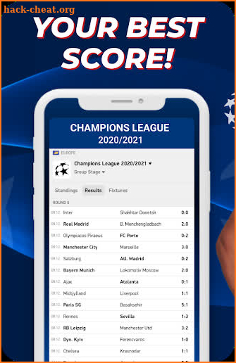 Score sports results for 1xbet screenshot