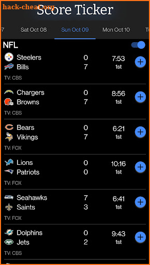 Score Ticker: Sports Scores screenshot