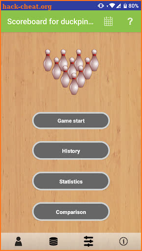 Scoreboard for duckpin Pro screenshot