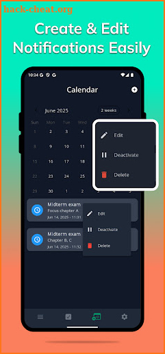 ScorePlan – Study & Notify Now screenshot