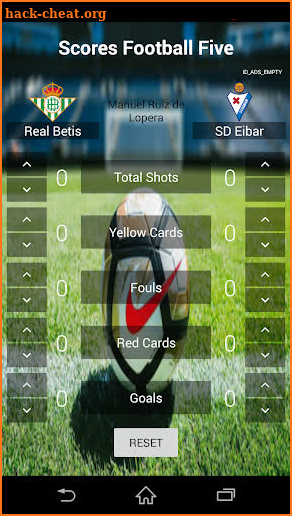 Scores Football Five screenshot