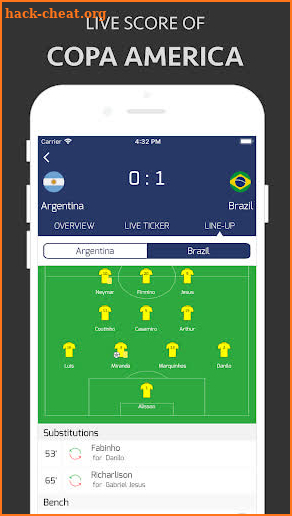 Scores For Copa America 2019 Live screenshot