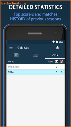 Scores for Gold Cup 2019 - Concacaf Football Live screenshot