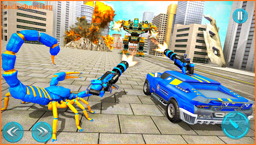 Scorpion Robot Car Transform:Helicopter Robot wars screenshot
