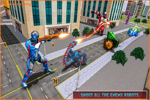 Scorpion Robot Transforming – Robot shooting games screenshot