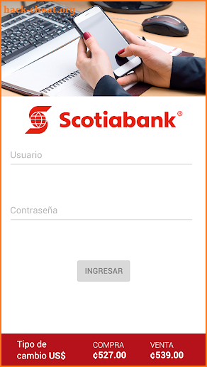 Scotiabank Bancamóvil screenshot