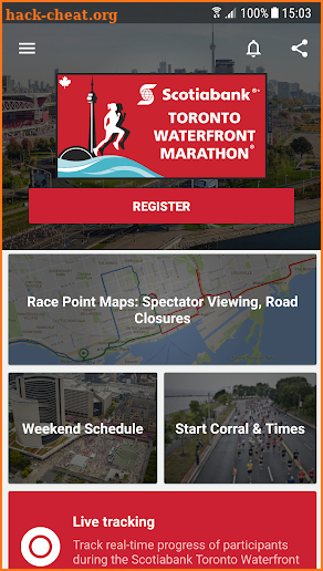 Scotiabank Waterfront Marathon screenshot