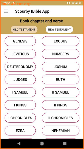 Scourby iBible App screenshot