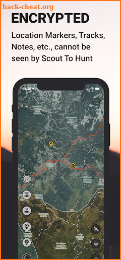 Scout To Hunt: Encrypted Offline GPS Hunting Maps screenshot