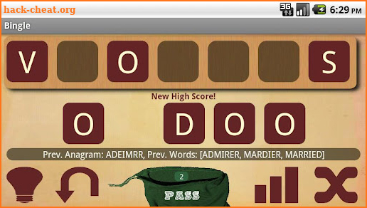 Scrabble Bingo Game Full screenshot