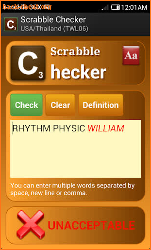 Scrabble Checker screenshot