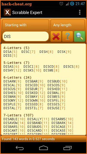 Scrabble Expert screenshot