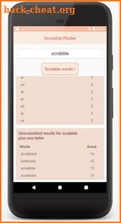 Scrabble Finder screenshot