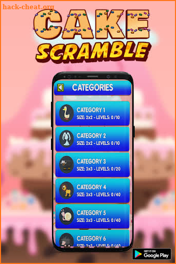 Scramble Cake 2019 screenshot