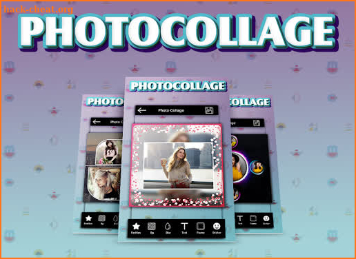 Scrapbook photo collage maker screenshot