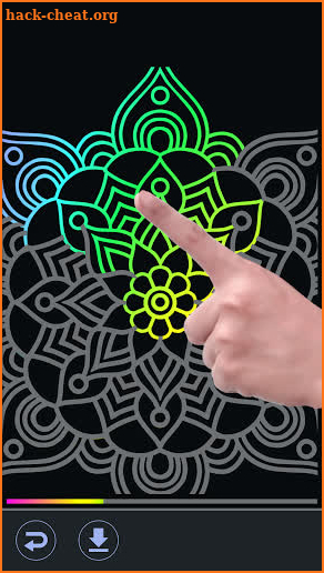 Scratch Draw Art： Easy with a tap! screenshot