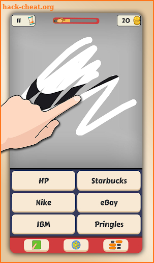 Scratch Logo Quiz. Challenging brain puzzle. screenshot