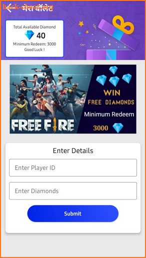 Scratch Win FF Diamond - Earn FF Diamond screenshot