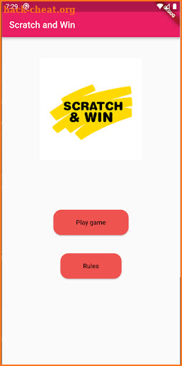 Scratch win game screenshot