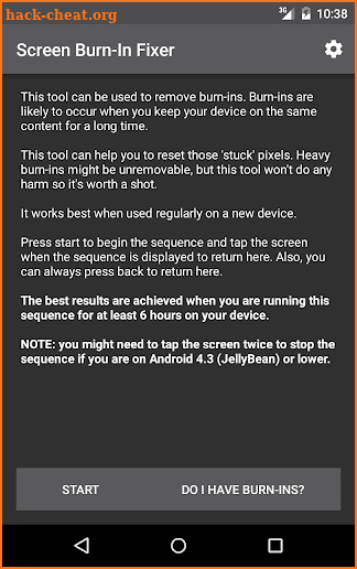 Screen Burn-In Fixer screenshot