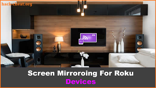 Screen Mirror for Roku TV : Screen Sharing App screenshot