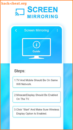 Screen Mirroring Connect to TV screenshot