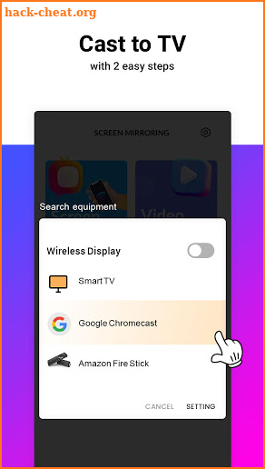 Screen Mirroring for All TV - HD Video Player screenshot