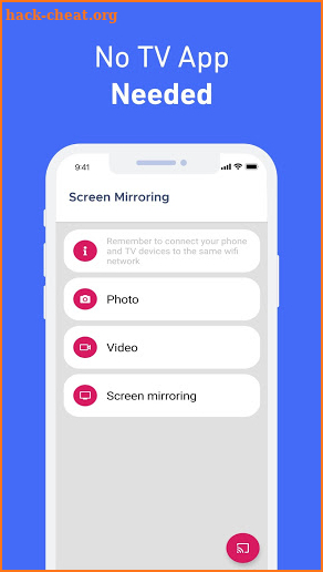 Screen Mirroring for Smart TV - TV Cast Solution screenshot