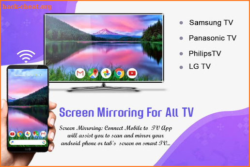 Screen Mirroring with TV - Screen Sharing on TV screenshot