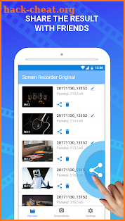 Screen recorder and facecam screenshot