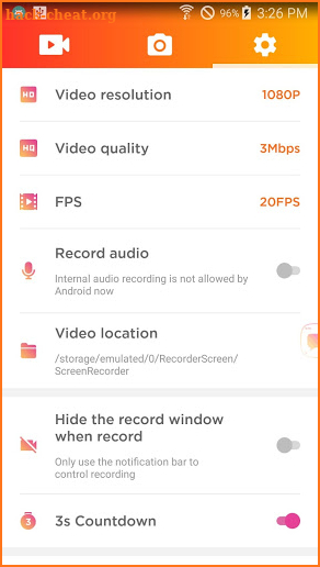 Screen Recorder with Audio & Video Editor screenshot