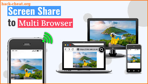 Screen Share to Web Browser screenshot