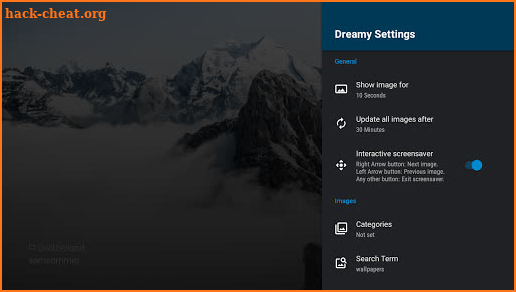Screensaver - Dreamy for Unsplash screenshot