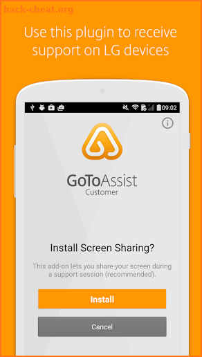 Screensharing plugin for LG screenshot